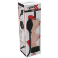 Pompka próżniowa do penisa FUSION X, przezroczysta, z kontrolą ciśnienia, 20 cm