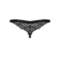 Stringi otwarte OBSESSIVE, L/XL, elastyczny materiał, koronka, pikantny detal