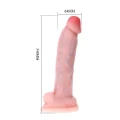 Dildo BAILE Super Emperor 14-calowy, realistyczny, z teksturowanym trzonem