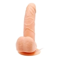 Dildo BAILE- BARBARA, 5,9'' z wibracją i rotacją, kolor cielisty, TPR ABS