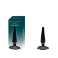 Korek analny Lovesecret Sensual LS27, 11 cm, TPE, przyssawka, elegancka czerń