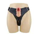 Dildo TPR PRETTY LOVE - Mavis, uniwersalny strap-on, wodoodporny, realistyczna tekstura