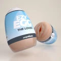 Masturbator egg Crushious Ezy Eggs, TPE, stymulujące wnętrze, 8,7cm długości