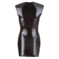 Sukienka Mini COTTELLI LINGERIE, Wet Look, Ekstrawagancka, Zamek Dwukierunkowy