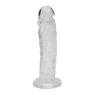 Dildo Empire 19,3 cm, przezroczysty, żelowy, 4,2 cm średnicy, mocna przyssawka
