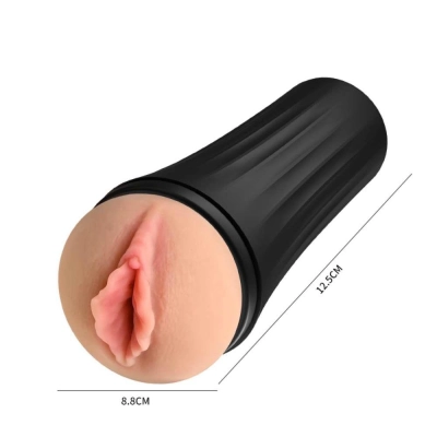 Masturbator cup Silky Touch – TPE/Silikon, 12,5 cm długości, 8,8 cm średnicy