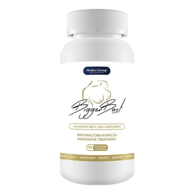 Suplement diety - Bigger Bust - kapsułki z fitoestrogenami na powiększenie biustu