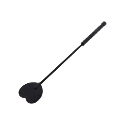 Pejcz z końcówką serca - EXTREME by HIDDEN DESIRE, skóra PU, 45 cm długości