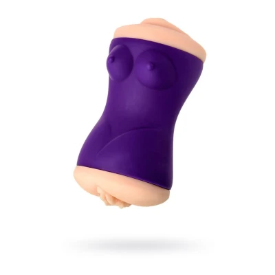 Masturbator dwustronny JOS Yara, TPR, 17,5 cm, realistyczne tekstury