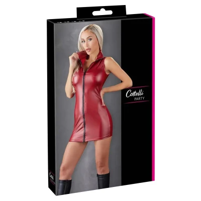 Sukienka dopasowana COTTELLI LINGERIE, elegancka, elastyczna, z dwukierunkowym zamkiem