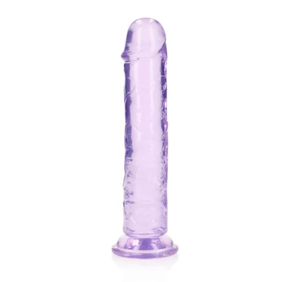 Dildo Realistyczne CRYSTAL CLEAR, 8.7'' (22 cm), Przyssawka, Bez ftalanów, TPE
