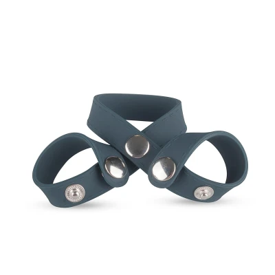 Rozdzielacz kulkowy, Boners 8-Style, silikonowy, elastyczny, szary, terapeutyczny