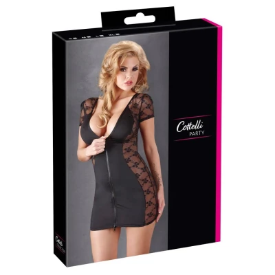 Sukienka obcisła COTTELLI LINGERIE z koronką, regulowany zamek, elegancka i stylowa.