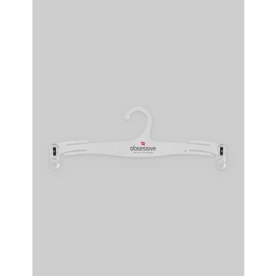 Wieszaki do bielizny OBSESSIVE - 31 cm, z tworzywa odpornego na zniekształcenia, 2 klipsy