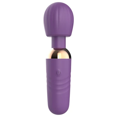 Masażer do ciała Little Fairy Wand Purple 14cm, 10 trybów wibracji, silikon medyczny