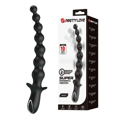 Wibrator analny Pretty Love Dedron, 10 trybów wibracji, silikon medyczny, 26 cm