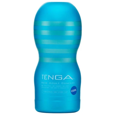 Masturbator Tenga Original Cup Cool, długość 15,6 cm, chłodzący lubrykant mentolowy