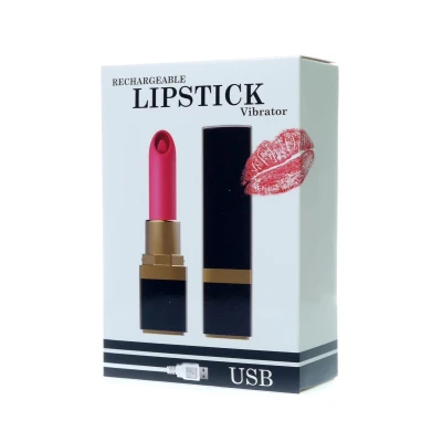Wibrator łechtaczki Lipstick Pro — silikon/ABS, USB, 10 trybów, wodoodporny