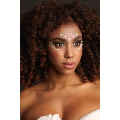 Naklejki Biżuteryjne na Twarz - Bling Sticker, Świecące w Ciemności, 90% Żywica