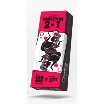 Gra karciana KAMASUTRA 2w1 - 120 kart, poprawa pamięci, rozwój koncentracji
