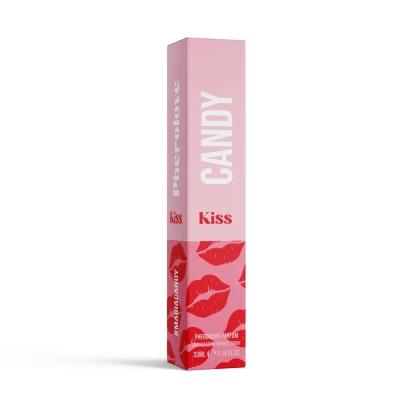 Perfumy z Feromonami KISS - 33ml, nuty: migdał, wanilia, energia kawowa