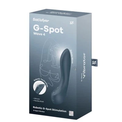 Stymulator punktu G Satisfyer G-Spot Wave 4, silikon, 12 programów, wodoodporny