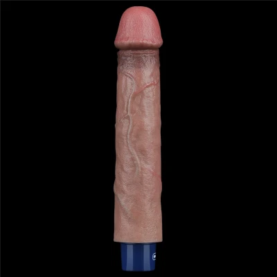 Dildo Lovetoy Real 9" - silikonowy, wodoodporny, 10 trybów wibracji, USB