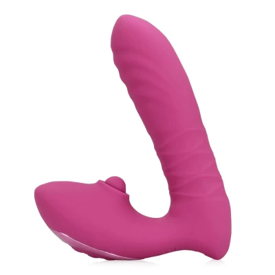Wibrator punktu G Loveline Thrusting & Tapping – silikonowy, 15,6 cm, 3,4 cm