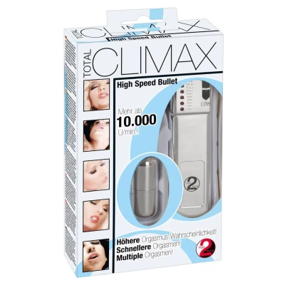 Wibrator Bullet Total Climax, 6 trybów wibracji, silnik 10.000 RPM, ABS