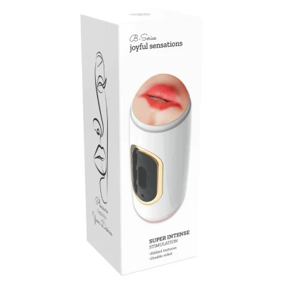 Masturbator - Dual Sensation, TPE/Silikon, 22 cm, Elastyczny, Cichy