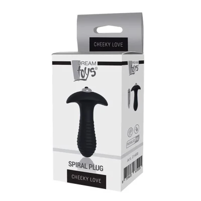 Plug analny CHEEKY LOVE, 3 cm, silikonowy, wibrujący, 1 prędkość