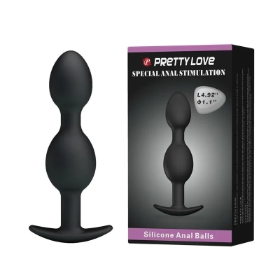 Korek analny Pretty Love z silikonu medycznego, wodoodporny, z pilotem