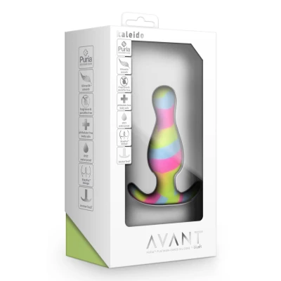 Plug silikonowy Avant Kaleido – Tapered, StayPut™, AnchorTech™, 8,9 cm