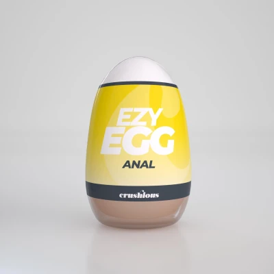 Masturbator analny CRUSHIOUS Ezy Eggs, rozmiar 5,6 cm, stymulujące wnętrze