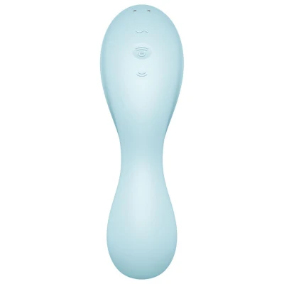 Stymulator łechtaczkowy Satisfyer Curvy Trinity 5 - silikon medyczny, wodoodporny, wibrujący