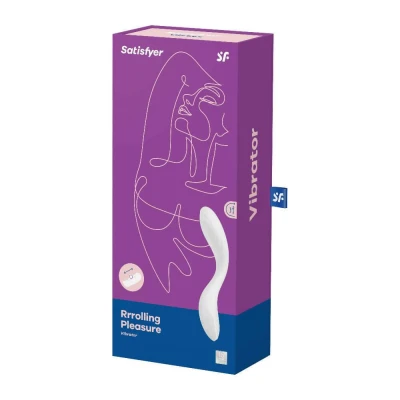 Wibrator G-spot Satisfyer Rolling Pleasure, wodoodporny, ładowany USB, 2 silniki