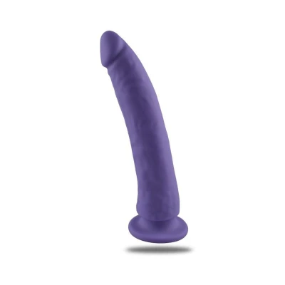 Dildo realistyczny Toyz4Lovers, purpurowy, miękki w dotyku, bez ftalanów