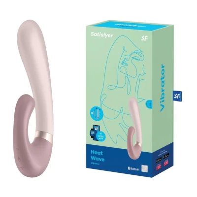 Wibrator — Satisfyer Heat Wave, 2 silniki, stymulacja ciepłem i wibracjami