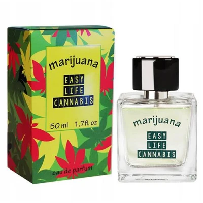 Woda perfumowana unisex Marijuana EASY LIFE CANNABIS 50ml, nuty drzewne, aromat konopi