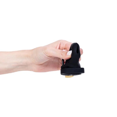 Klatka na penisa Silicone Cock Cage – Fantasy Fetish, silikon, metalowy zamek, 4 pierścienie