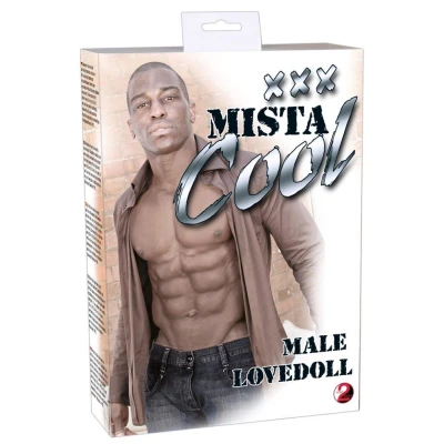 Lalka miłości Mista Cool XXX - PVC, 160 cm, męski, twardy penis, otwór analny
