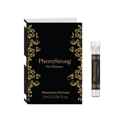 Feromony - PheroStrong Tester dla Kobiet 1 ml, Pożądanie, Seksapil, Zaufanie
