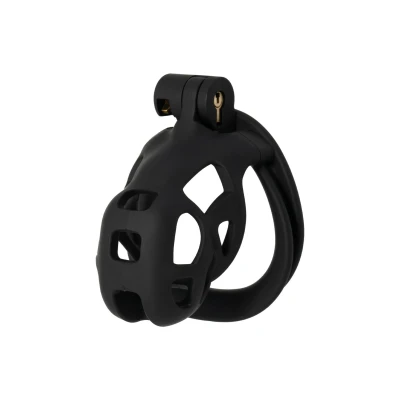 Klatka na penisa krótkie EXTREME HIDDEN DESIRE, długość 8 cm, pierścienie 3.6-5.2 cm