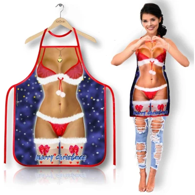 Fartuszek kuchenny Merry Christmas - Świąteczny motyw, wysoka jakość, odważny design