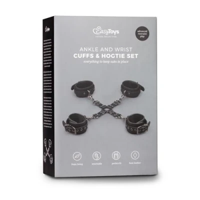 Mankiety i kajdanki do niewoli - Skórzane, regulowane, z metalowymi złączkami