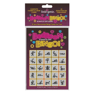 Gra wstępna i erotyczne wyzwania "Bedroom Bingo" - 2 etapy, dla par, nowe doznania