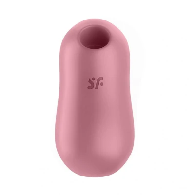 Stymulator łechtaczki Satisfyer Cotton Candy, wodoodporny, 11 trybów ssania, różyczkowy