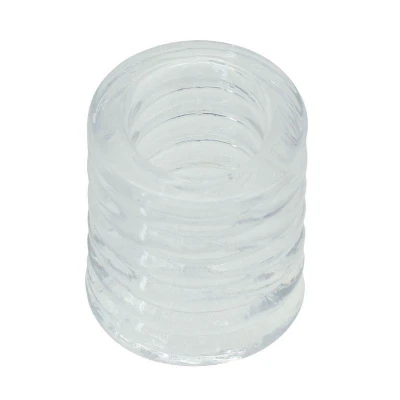 Rękaw masturbacyjny Timeless, przezroczysty, dwustronny, średnica 2,7 cm