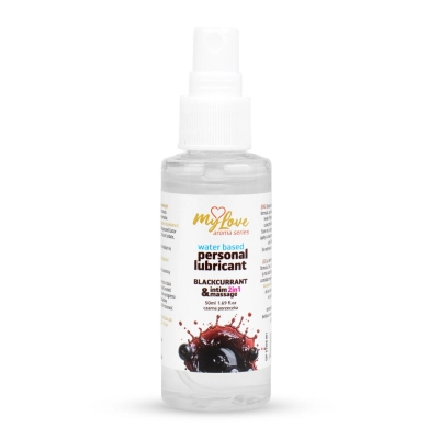 Żel intymny i do masażu MyLove Aroma Series – wodny, czarna porzeczka, 50 ml