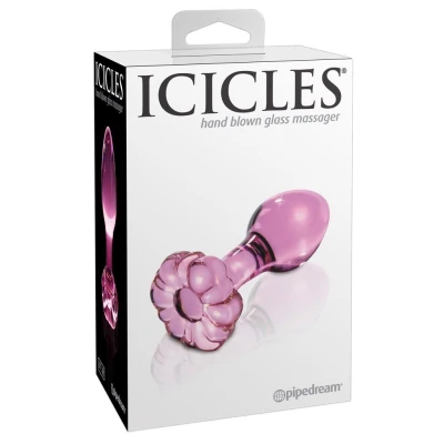 Korek analny ze szkła ICICLES No. 48 – szkło dmuchane, stożkowe, długość 8,9 cm Korek analny ze szkła ICICLES No. 48 – szkło dmuchane, stożkowe, długość 8,9 cm